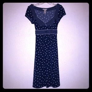80’s VINTAGE FOREVER 21 POLKA DOT DRESS💙🤍